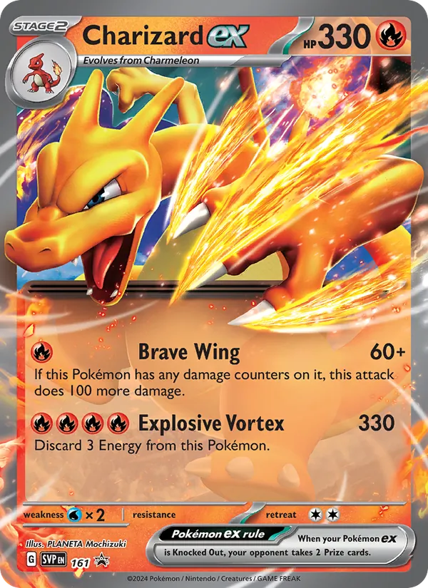 Charizard ex #161, SWSH Black Star Holo, TCGdex reference