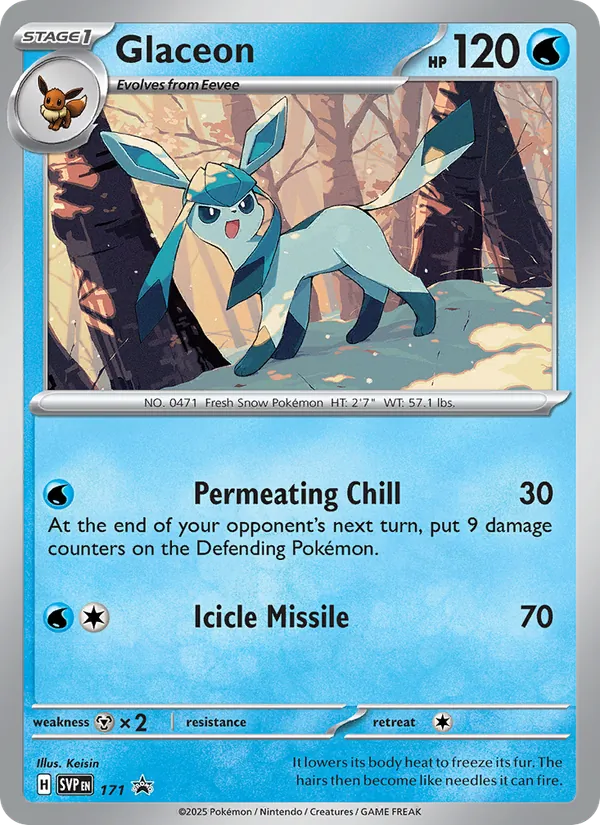 Glaceon #171, SWSH Black Star Holo, TCGdex reference