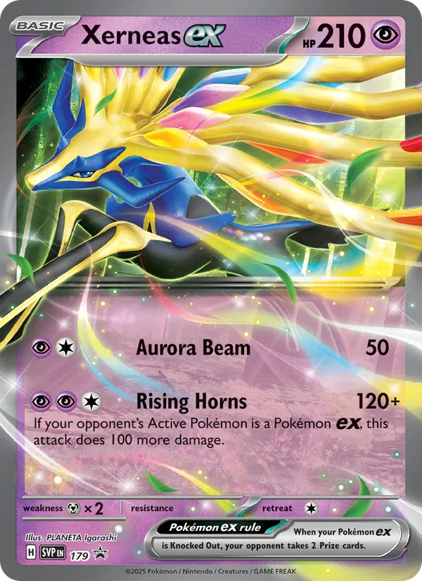 Xerneas ex #179, SWSH Black Star Holo, TCGdex reference