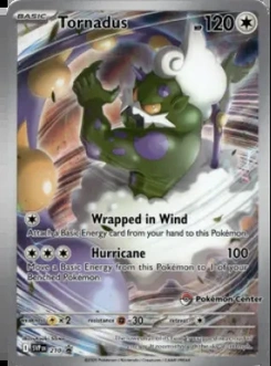 Tornadus #210, English Pokemon Center stamped promo reference image