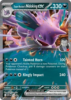 Team Rocket's Nidoking ex #217, English SVP Black Star Promos promo, reference image