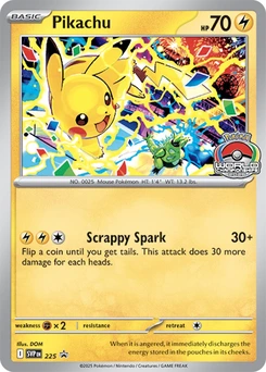 Pikachu #225, English SVP Black Star Promos promo, reference image
