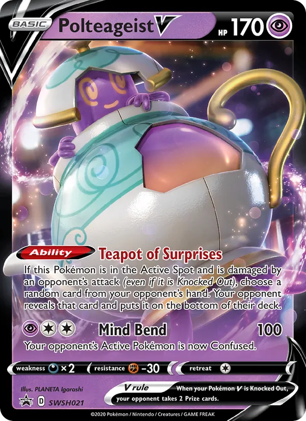 Polteageist V #SWSH021, SWSH Black Star Holo, TCGdex reference