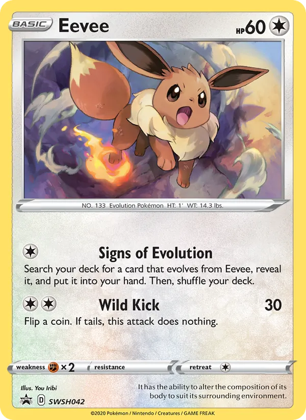 Eevee #SWSH042, SWSH Black Star Holo, TCGdex reference