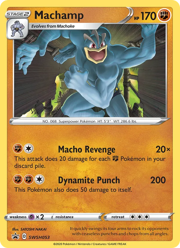 Machamp #SWSH053, SWSH Black Star Holo, TCGdex reference