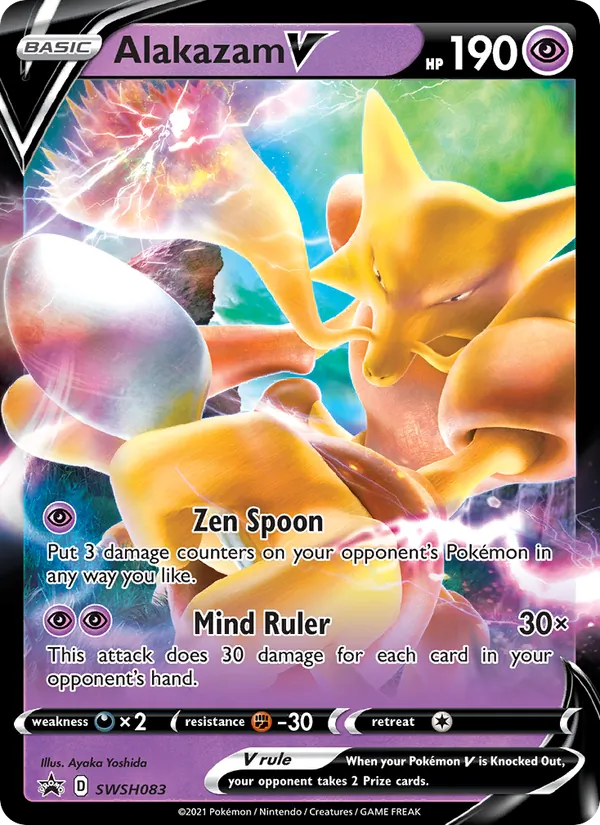 Alakazam V #SWSH083, SWSH Black Star Holo, TCGdex reference