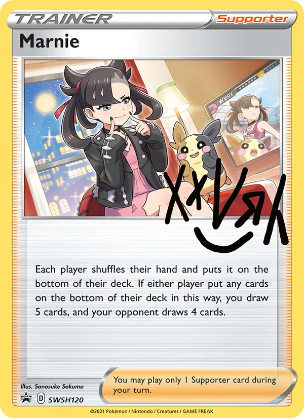 Marnie #SWSH120, SWSH Black Star Holo, TCGdex reference