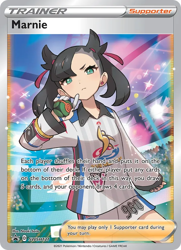 Marnie #SWSH121, SWSH Black Star Holo, TCGdex reference