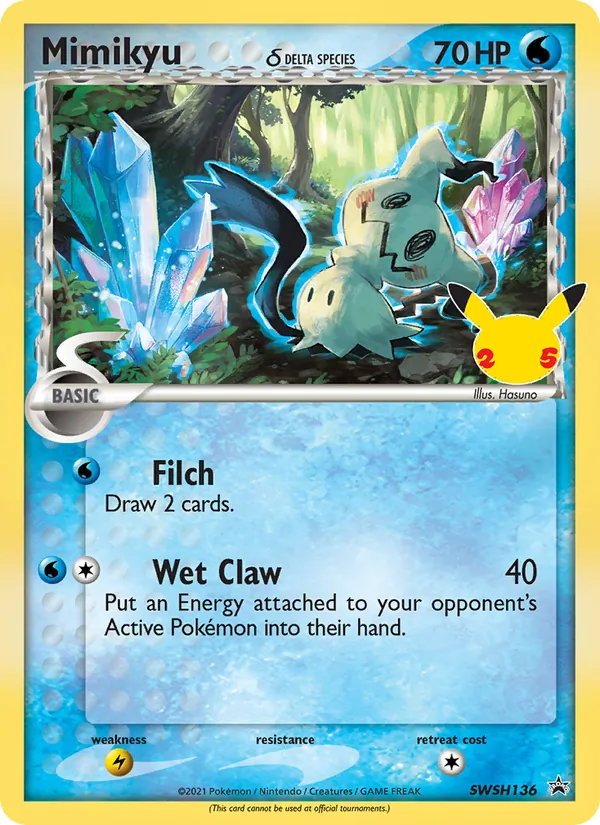 Mimikyu #SWSH136, SWSH Black Star Holo, TCGdex reference