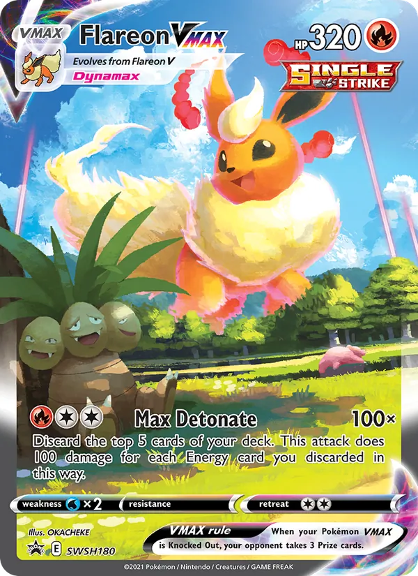 Flareon VMAX #SWSH180, SWSH Black Star Holo, TCGdex reference