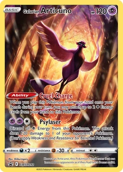 Galarian Articuno #SWSH282, English SWSH Black Star Promos promo, reference image