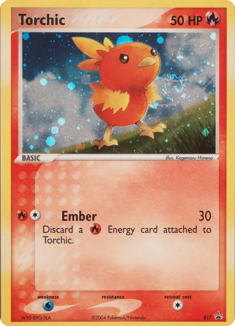 Torchic #017, Nintendo Black Star Cosmos Holo, PSA cert 97613059 reference placeholder