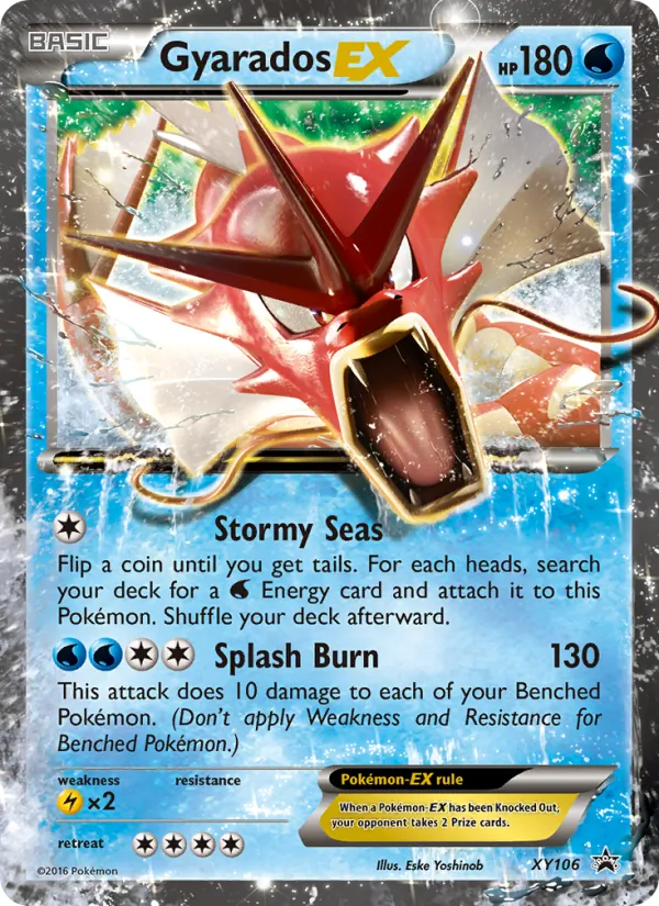 Gyarados EX #XY106, XY Black Star Holo, TCGdex reference
