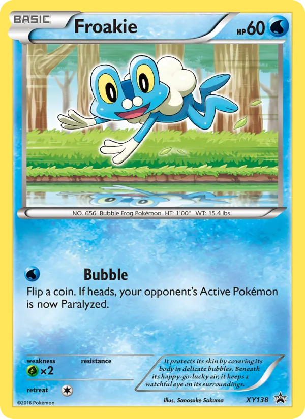 Froakie #XY138, XY Black Star Holo, TCGdex reference