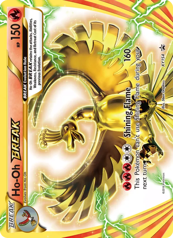 Ho-Oh BREAK #XY154, XY Black Star Holo, TCGdex reference