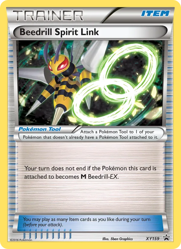 Beedrill Spirit Link #XY159, XY Black Star Holo, TCGdex reference