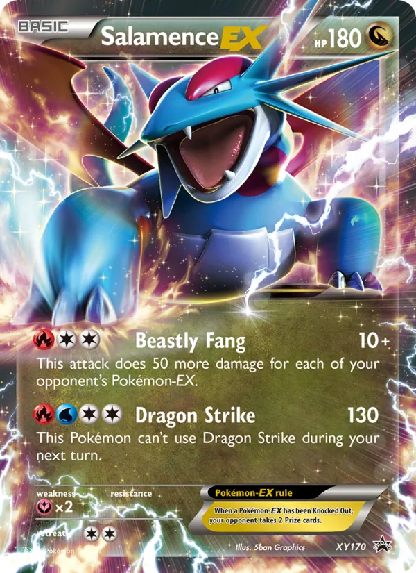 Salamence EX #XY170, XY Black Star Holo, TCGdex reference