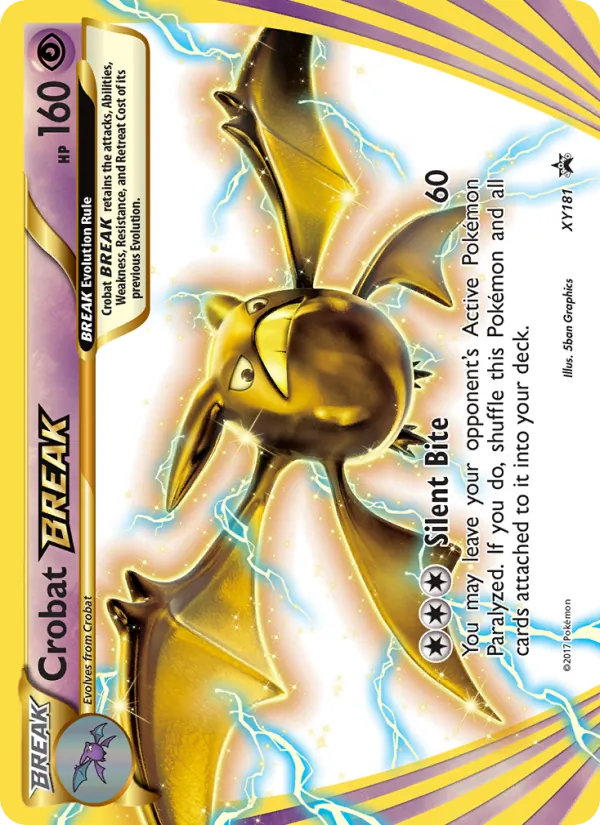 Crobat BREAK #XY181, XY Black Star Holo, TCGdex reference
