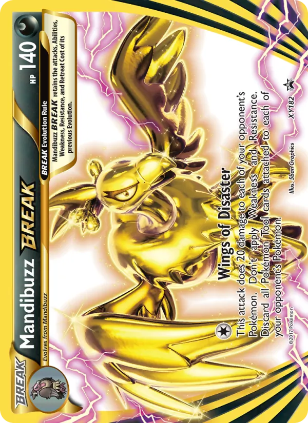 Mandibuzz BREAK #XY182, XY Black Star Holo, TCGdex reference