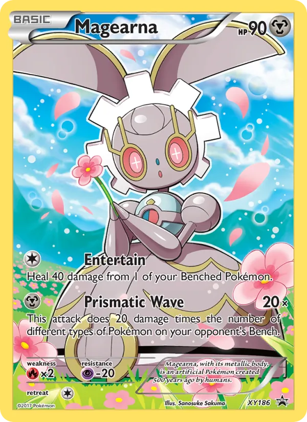 Magearna #XY186, XY Black Star Holo, TCGdex reference