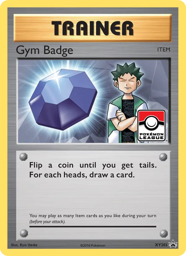 Gym Badge #XY203, XY Black Star Holo, TCGdex reference