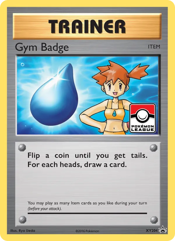 Gym Badge #XY204, XY Black Star Holo, TCGdex reference