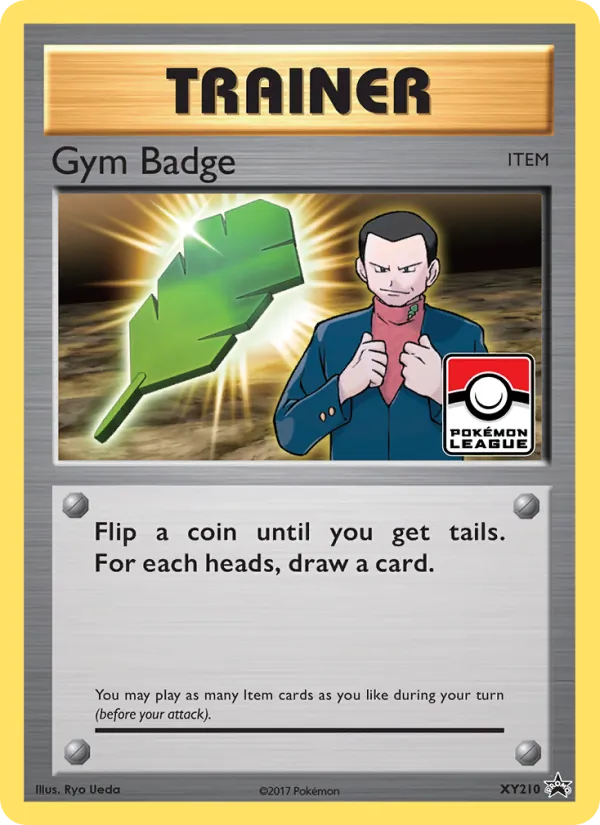 Gym Badge #XY210, XY Black Star Holo, TCGdex reference