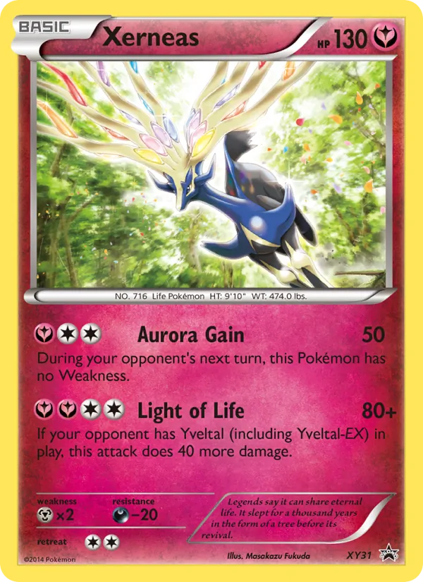 Xerneas #XY31, XY Black Star Holo, TCGdex reference