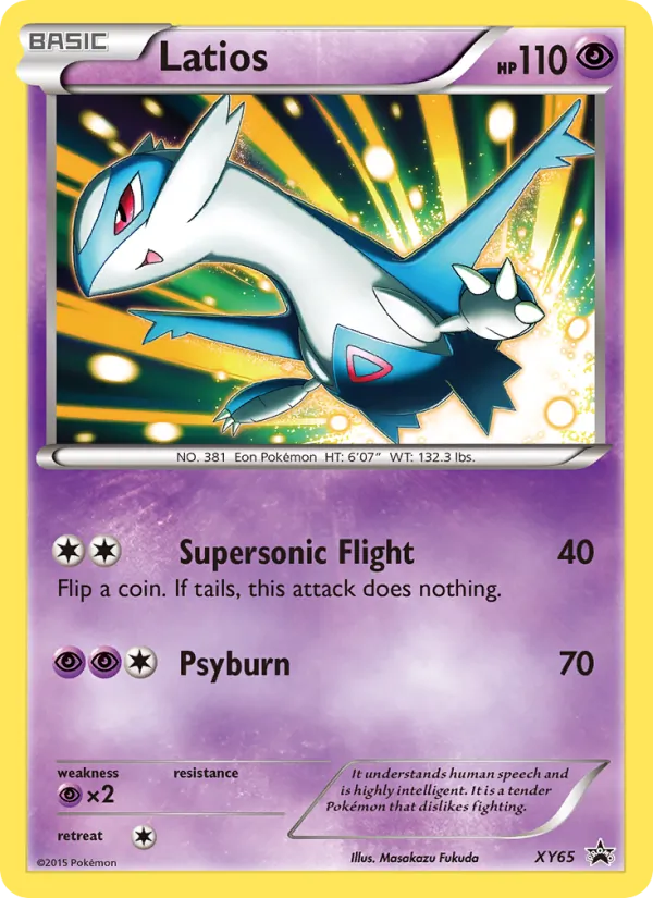 Latios #XY65, XY Black Star Holo, TCGdex reference