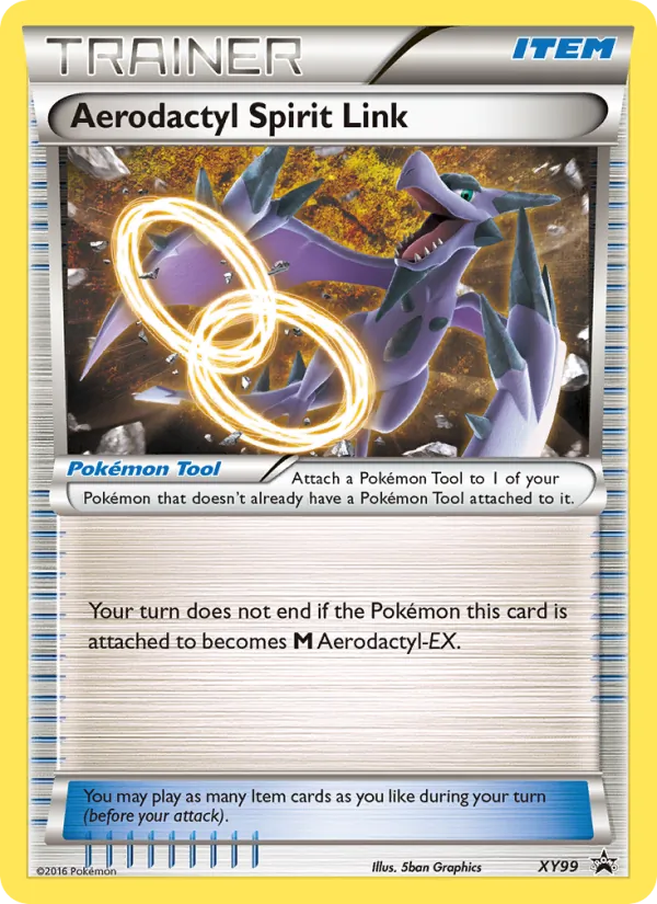 Aerodactyl Spirit Link #XY99, XY Black Star Holo, TCGdex reference