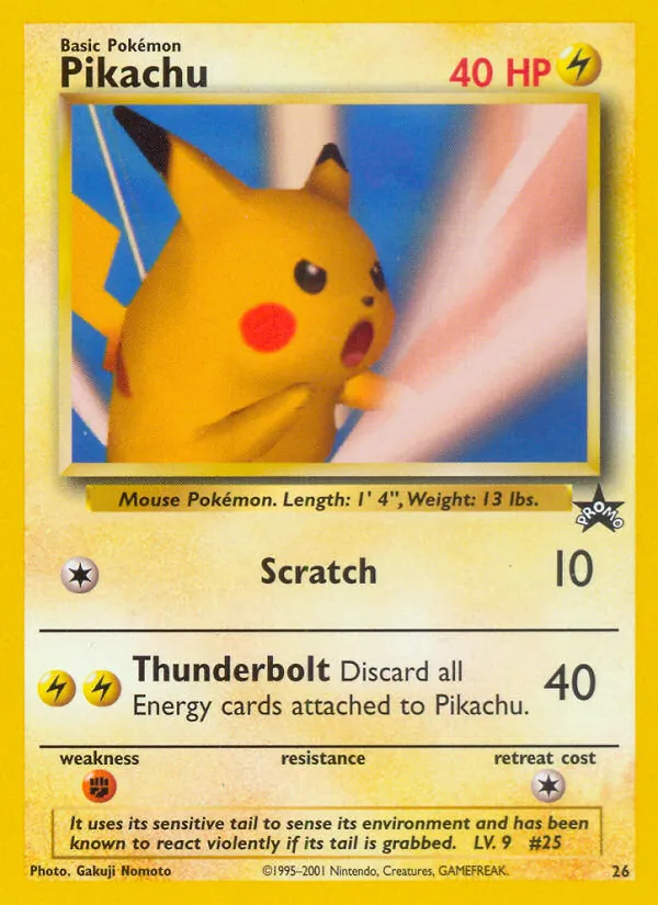 Pikachu #26, Standard print, TCGdex reference