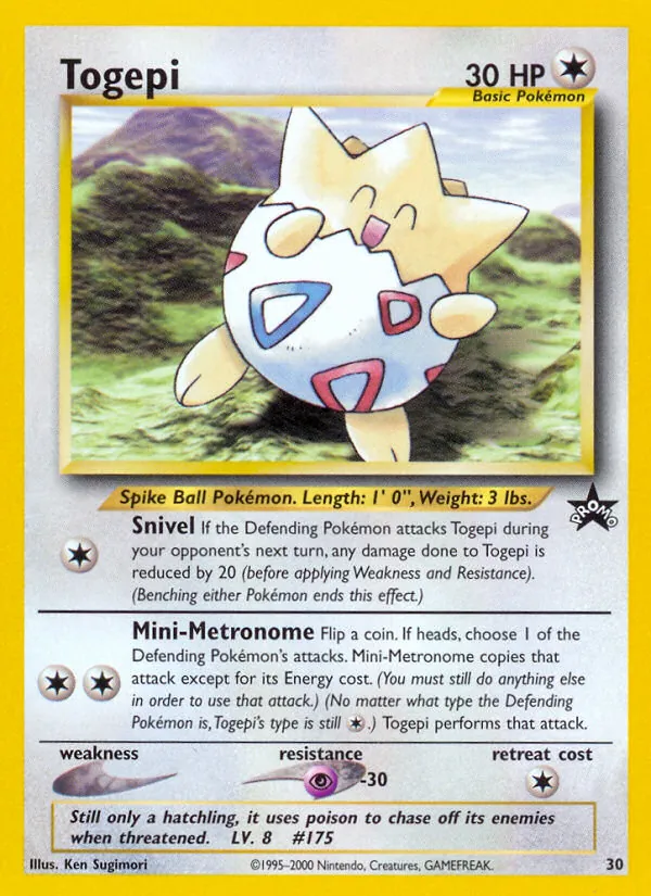 Togepi #30, Standard print, TCGdex reference