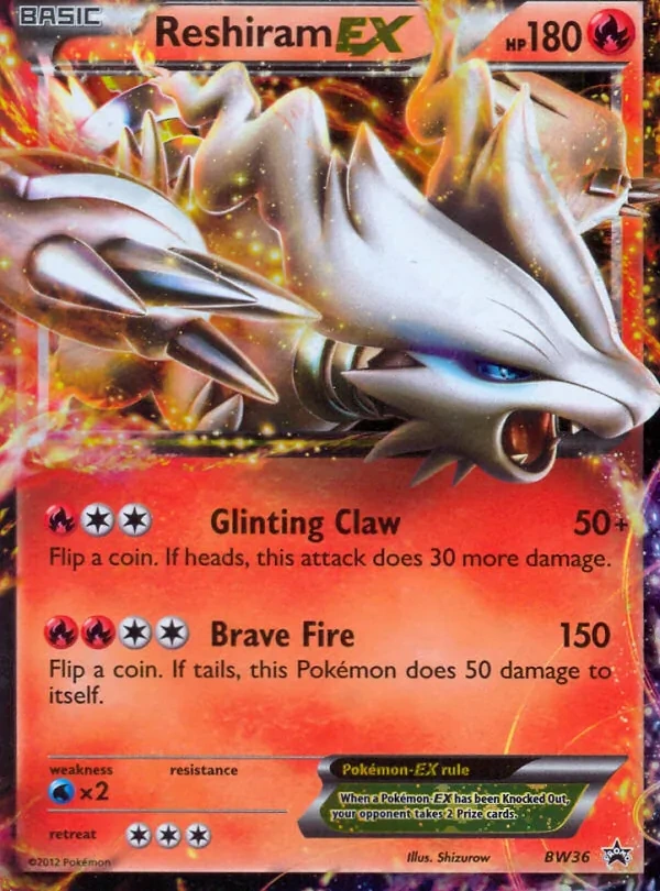 Reshiram-EX #BW36, BW Black Star Promos English Holo, TCGdex reference