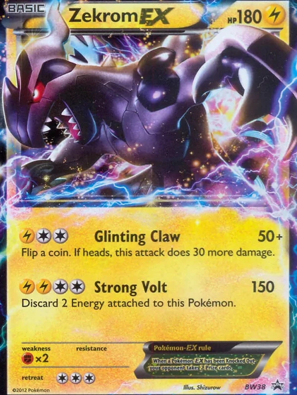 Zekrom-EX #BW38, BW Black Star Promos English Holo, TCGdex reference