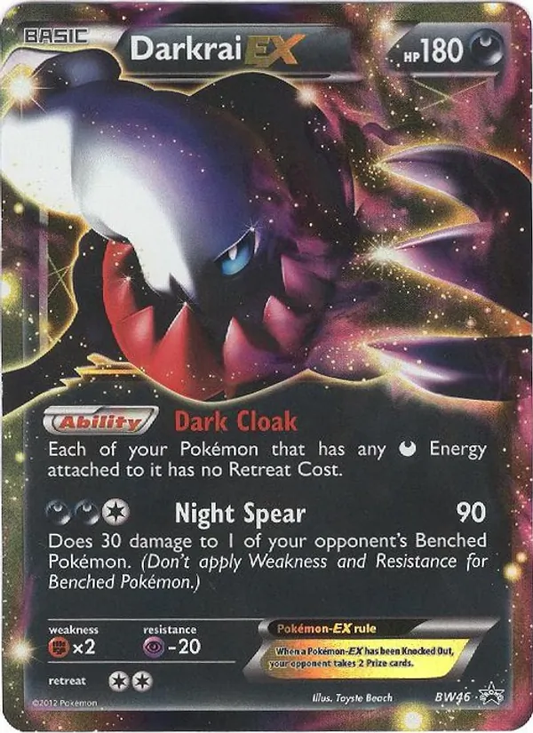 Darkrai-EX #BW46, BW Black Star Holo, TCGdex reference