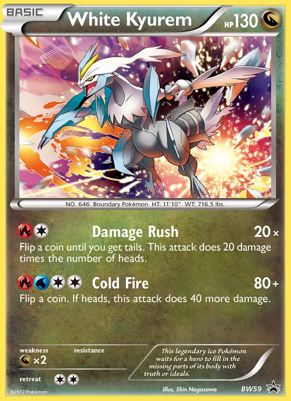 White Kyurem #BW59, BW Black Star Holo, TCGdex reference