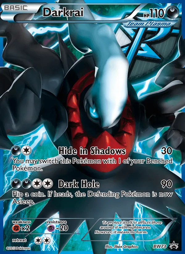 Darkrai #BW73, BW Black Star Holo, TCGdex reference