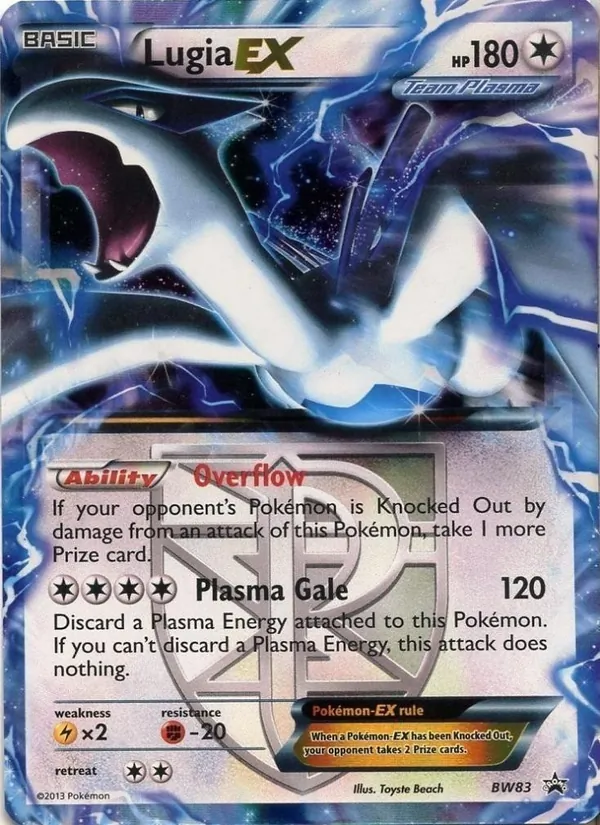 Lugia-EX #BW83, BW Black Star Holo, TCGdex reference
