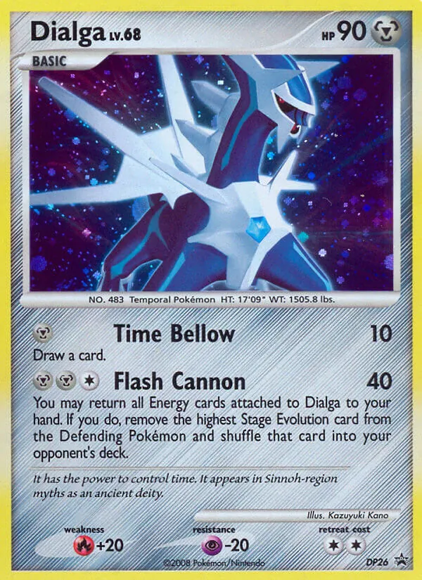 Dialga #DP26, DP Black Star Cosmos Holo, TCGdex reference