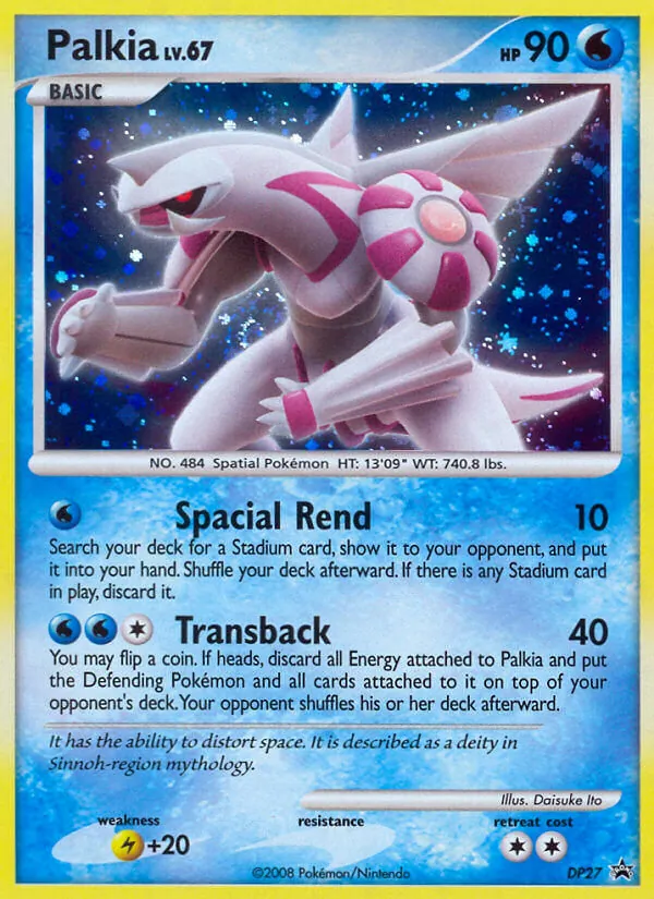 Palkia #DP27, DP Black Star Cosmos Holo, TCGdex reference