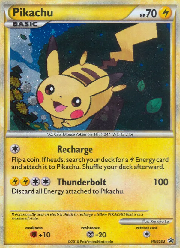 Pikachu #HGSS03, HGSS Black Star Cosmos Holo, TCGdex reference