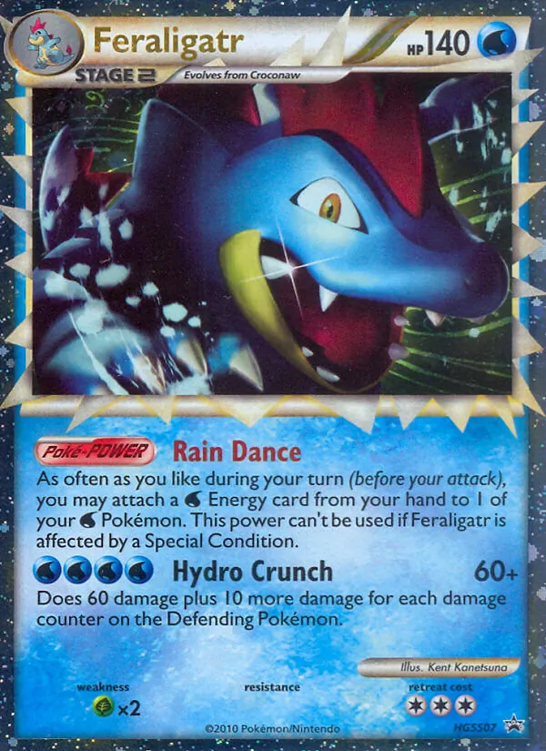 Feraligatr #HGSS07, HGSS Black Star Promos English Cosmos Holo, TCGdex reference