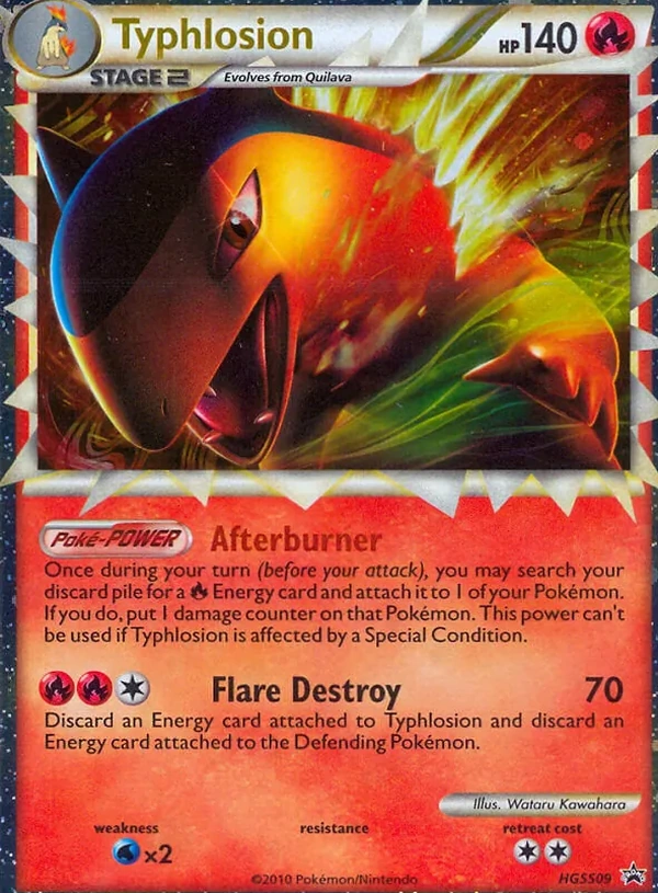Typhlosion #HGSS09, HGSS Black Star Promos English Cosmos Holo, TCGdex reference