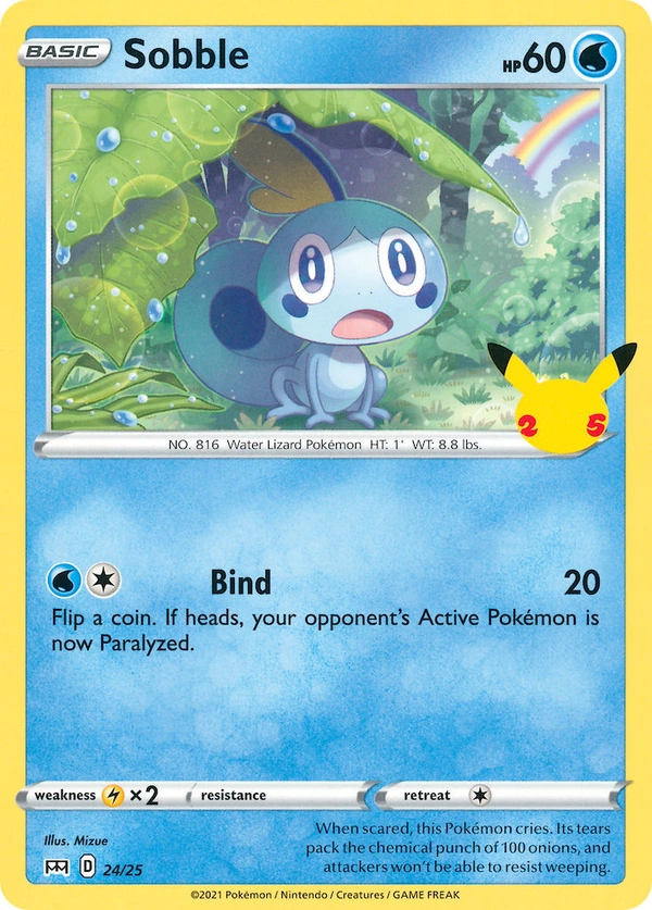 Sobble #24, English McDonald's Collection 2021 promo, reference image