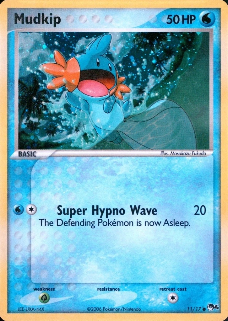 Mudkip #11/17, English POP Series 4 Cosmos Holo promo, owner-provided image