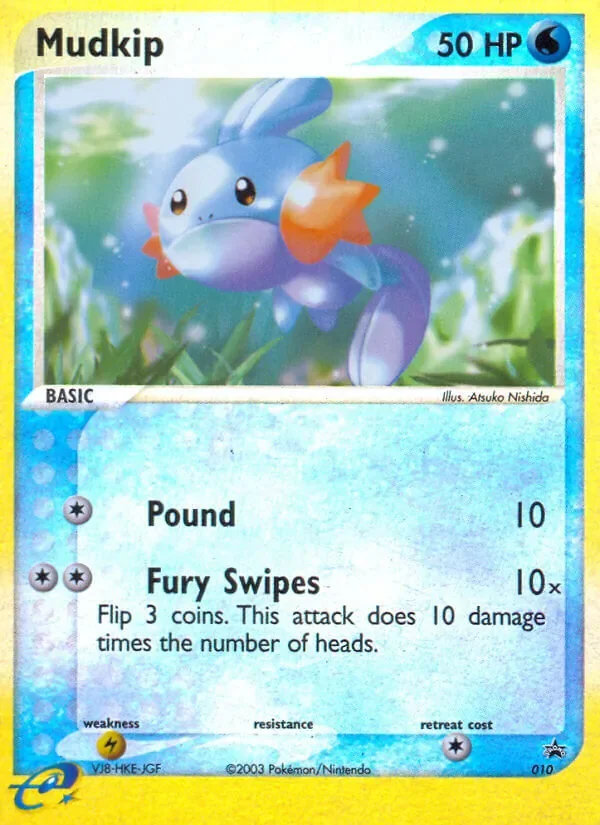 Mudkip #010, Nintendo Black Star Standard print, TCGdex reference