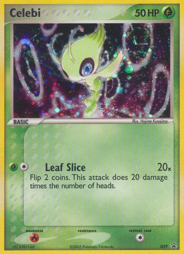 Celebi #029, Nintendo Black Star Holofoil, TCGdex reference