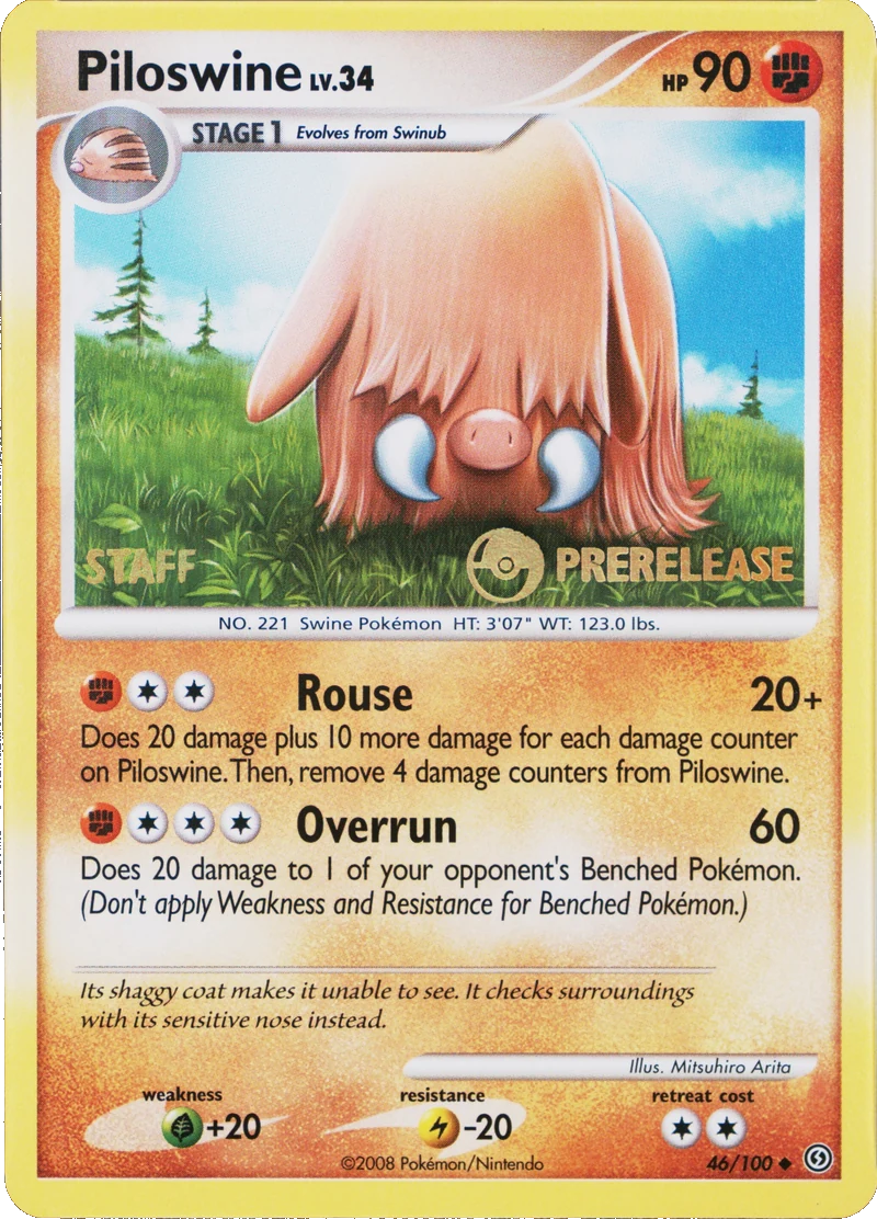 Piloswine Staff Prerelease PSA reference placeholder