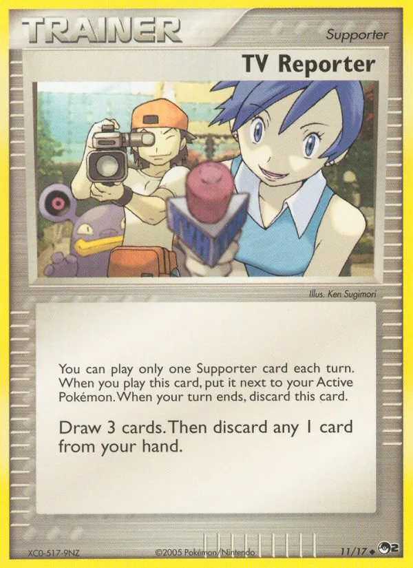 TV Reporter #11, POP Series 2 Non Holo, TCGdex reference
