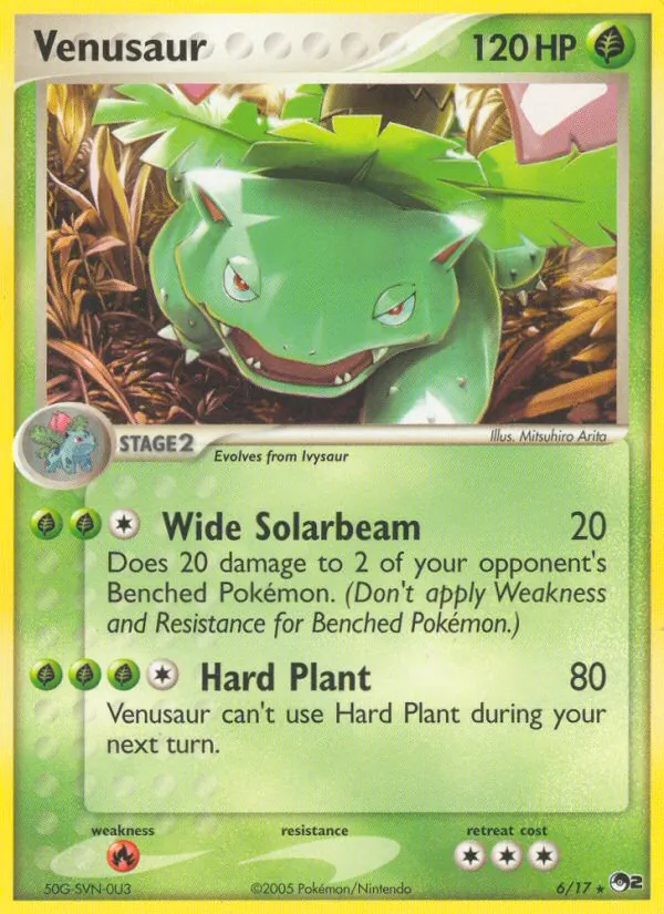 Venusaur #6, POP Series 2 Non Holo, TCGdex reference